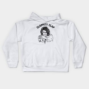 Nancy Pelosi Clappity Clap Funny Anti-Trump Gift Kids Hoodie